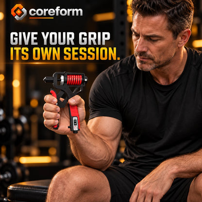 CoreForm Grip Trainer™ – Adjustable Hand Grip Strengthener with Rep Counter