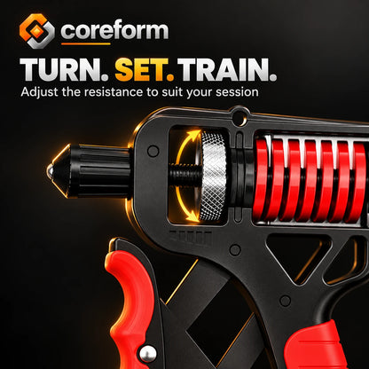 CoreForm Grip Trainer™ – Adjustable Hand Grip Strengthener with Rep Counter