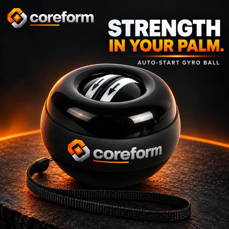 CoreForm Gyro Ball – Auto-Start Wrist & Forearm Strengthener